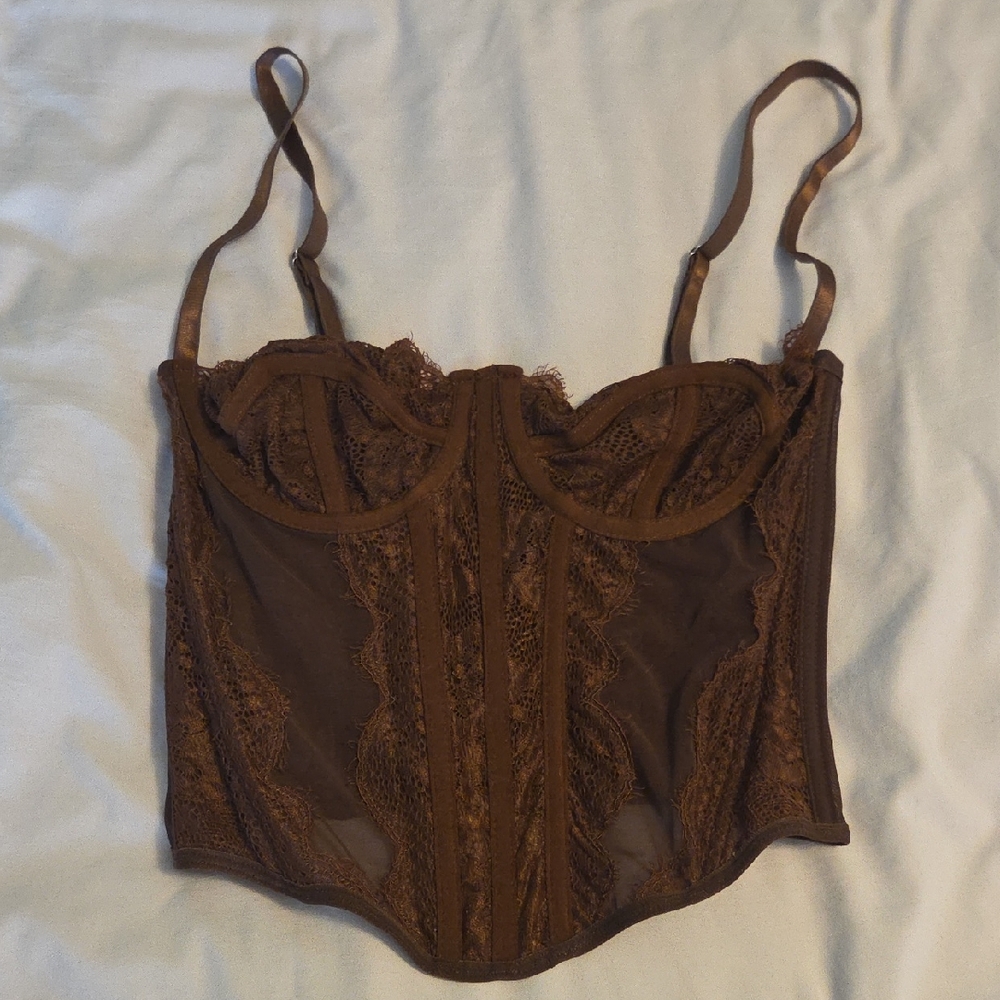 Brown Corset Top